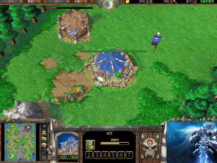 双兵营对爆 魔兽争霸大帝解说 Happy vs Lyn CH