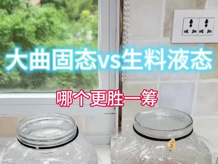 大曲固态vs生料液态,哪个更胜一筹,今天来横向对比一下 #酿造#发酵#高粱酒#酿酒