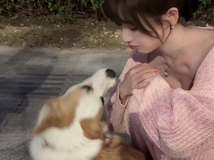 完了,这算是被狗吃豆腐了吗#2026我在赣州只拍你#赣州国风跨年盛典 #被狗偷亲了一下怎么办 #柯基 #日常生活