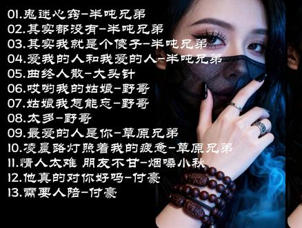 盘点2025 半吨兄弟(烟嗓版)全网播放量破亿歌曲合集 #半吨兄弟#抖音精选#抖音热歌#车载音乐#车载u盘