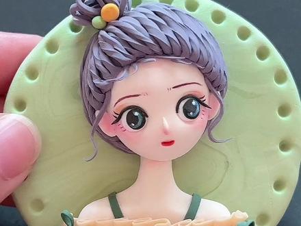 简单漂亮的女孩冰箱贴教程#粘土娃娃 #粘土冰箱贴#粘土相框 #冰箱贴 #手工diy #爱手工爱生活 #制作过程 #沉浸式 #教程分享 #动手能力 #少女心 #保姆级教程 #敲可爱 #我的手作 #黏土 #亲子 #手艺人的日常 #diy #礼物