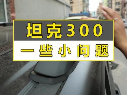 #坦克300 #dou是好车 坦克300车顶行李架的小问题如何解决?