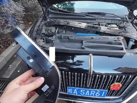 第一视角带你体验反向升级原厂旗标灯#一汽红旗 #第一视角 #全新红旗h5 #原厂升级 #红旗