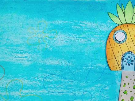 手绘定格动画:街边冰淇淋店,给海绵宝宝制作蓝莓雪糕