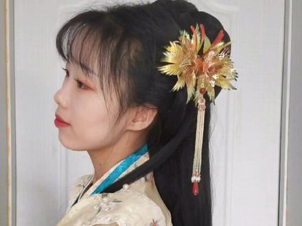 来看看把千愿鹤做成发簪的上头效果吧~