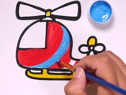 【幻彩简笔画·直升机】高考顺利,一飞冲天!#高考加油站 #简笔画
