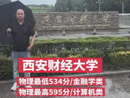 #高考 西安财经大学在河北省录取分数线!