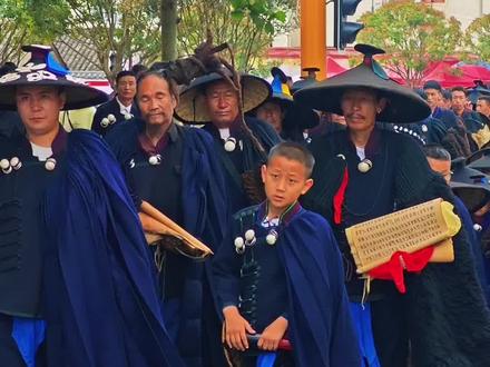 #布拖非遗文化传承 沙马曲比家族