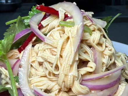 炝拌干豆腐丝这么做超级嫩,一点不发渣#美食 #热门