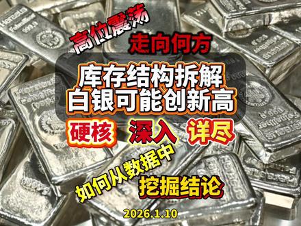 硬核分析:透过库存结构变化,推导白银可能创新高 #财经