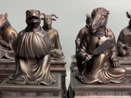 国宝收藏之路快齐全了#国宝 #十二生肖兽首#手办 #鉴宝