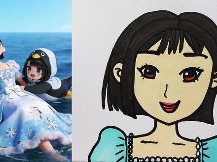 豆包姐姐被海盗欺负#日常瞎画 #手绘 #简笔画 @抖音作者助手 @抖音热点 @抖音青少年