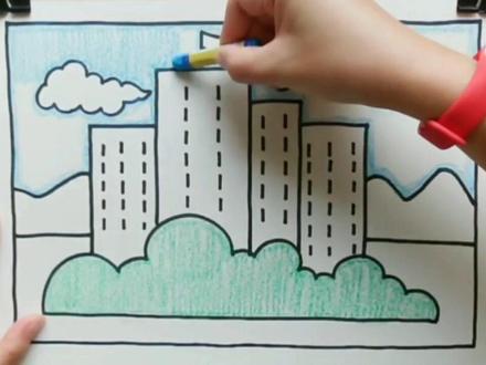 #简笔画教大家画简笔画 美丽的校园#简笔画 #简笔画教程