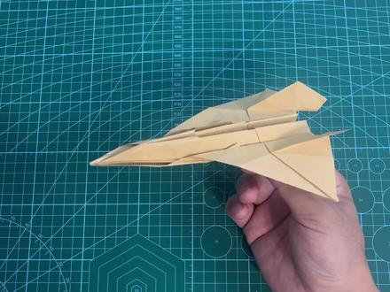 超音速战斗机折纸教程,一看就会 #折纸玩具 #折纸 #纸飞机