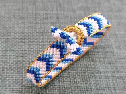 长意鱼尾手绳编织教程:纯手工diy,斜卷结雀头结编织 #编绳教程 #编绳手艺分享 #手工diy #纯手工编绳 #手工