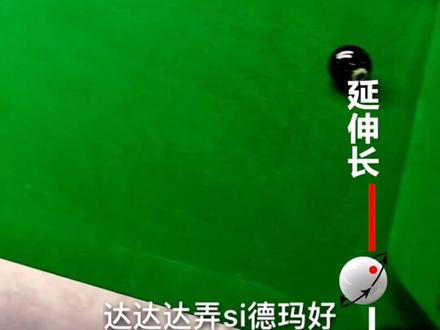 大家好我是……分享台球杆法之延伸。