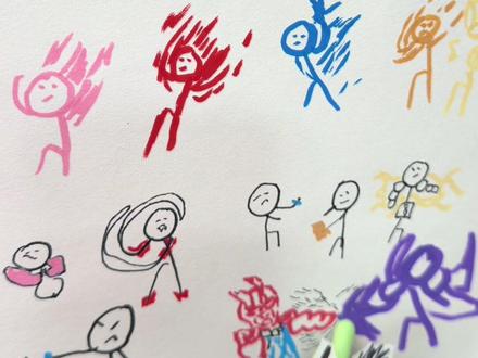 用画笔记录想象中的故事之火柴人大战#亲子教育 #原创视频 #上热搜 #画画#小小少年