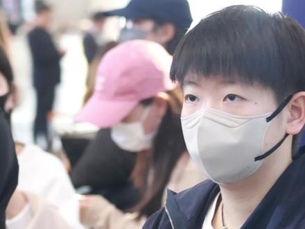 孙颖莎香港到达#孙颖莎