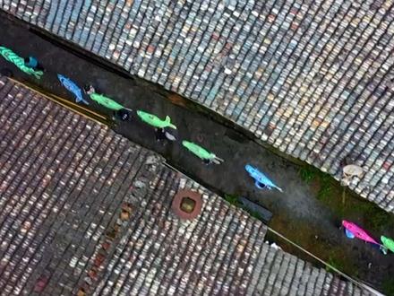 #广西dou知道 传承·走进桂林手工艺人:在临桂区义江流域一带素有舞布龙的风俗,通常是以自然村为单位舞龙灯巡游,祈求国泰民安 、风调雨顺、五谷丰登等。人们把制作布龙的人叫做“灯匠”。