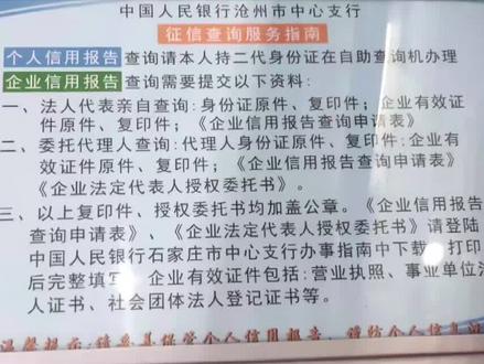 手把手交您线下查询个人、企业信用报告#征信查询 #抖音小助手 #我要上热门