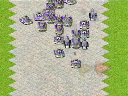 红警坦克叠加技巧#红警 #游戏