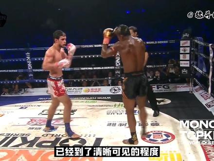 #播求 #搏击 #泰拳 不可思议,播求竟在泰拳比赛中被21岁俄罗斯小将打的头破血流。