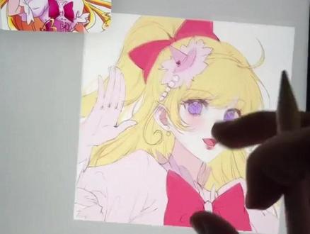 两分钟带你学会我流头发质感塑造 看看谁还不会画头发?来学学这个草履虫都能学会的头发画法😎#procreate绘画 #学画画 #板绘教程 #头发画法 #上色过程