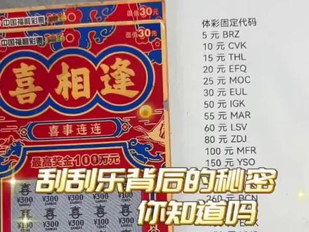 #接好运中大奖 刮刮哭代码的含义😍大神都看码###分享刮彩票的一万种姿势 #刮刮乐