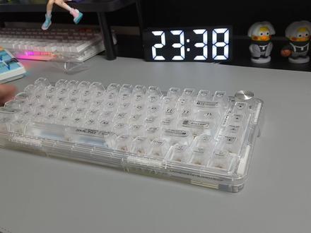 机械师K500F 质感很好的全透键盘 #机械键盘 #客制化键盘 #键盘