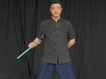 双节棍抛棍系列3挂腕反抛 #武术招式讲解 #传统武术教学系列
