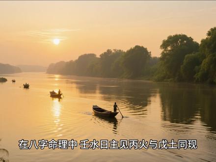 壬水日主见丙火和戊土得富贵详解