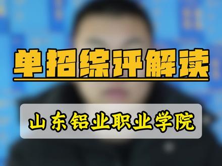 学校解读之山东铝业职业学院
