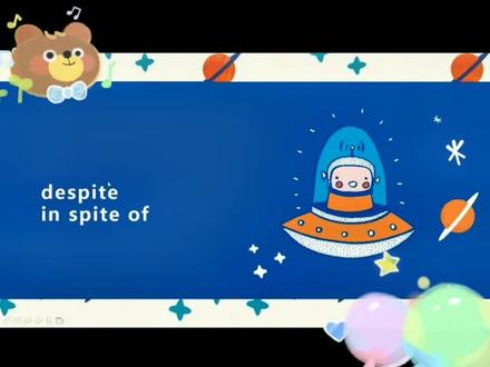despite, in spite of 他们的区别和共同点