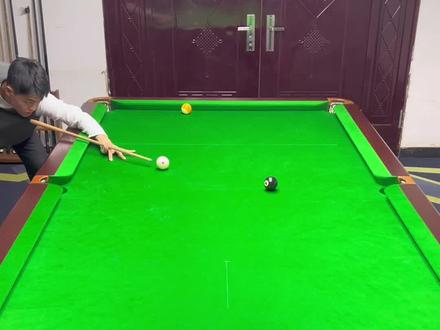 追分八叫九 低杆右塞的实战运用!#台球是一种生活 #台球教学 @神奇的闲鱼 #闲鱼拍赚舞挑战赛