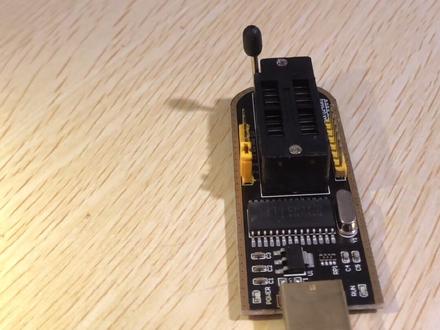 电脑刷bios编程器ch341a免拆线烧录夹教程