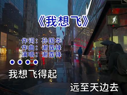 差点漏了谢霆锋的这首,大家来听听,《我想飞》#一首歌一个故事 #经典老歌 #粤语歌 #热门音乐🔥