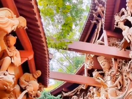 四川绵阳一位农民艺术家花费十年雕刻出500尊活灵活现的雕像,栩栩如生的还原了西游记里的大雷音寺!震撼世人#圣水寺 #四川绵阳