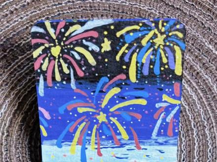 屋顶看烟花的猫猫情侣💏,一分钟简笔画特别简单!#简笔画幼儿园 #一分钟简笔画 #画画其实很简单 #烟花秀 #2026