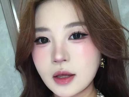 五官平平的阔面方圆脸,来试试这个韩系女团妆,太适合约会了#方圆脸 #方圆脸妆容 #妆容分享 #妆前妆后 #妆容教程