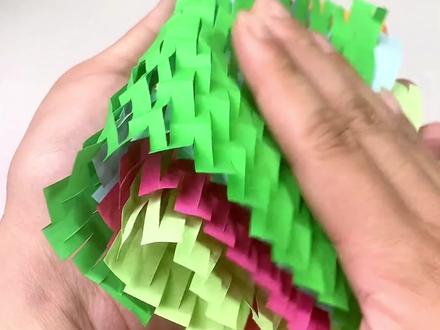 #手工 #一起做手工 做好玩有趣的解压蜂窝纸