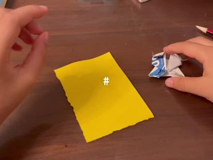 自创变形爆裂飞车折纸