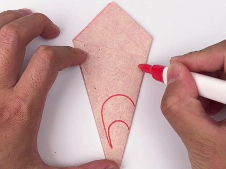 画三条弧线,剪好看的窗花#剪纸 #手工diy #创意手工