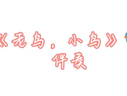 《老鸟,小鸟》🐦伴奏#湘艺版小学音乐