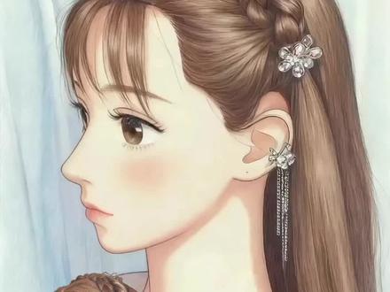 用自己的头发做发箍#发型教程 #编发教程 #发箍 #发型 #披发