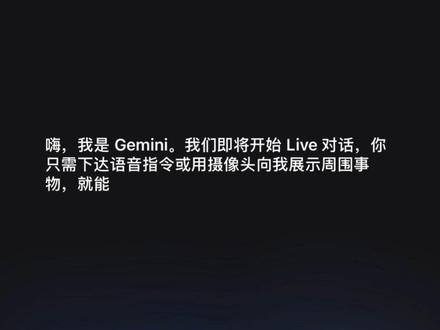 Gemini终于可以和我通视频了#Gemini