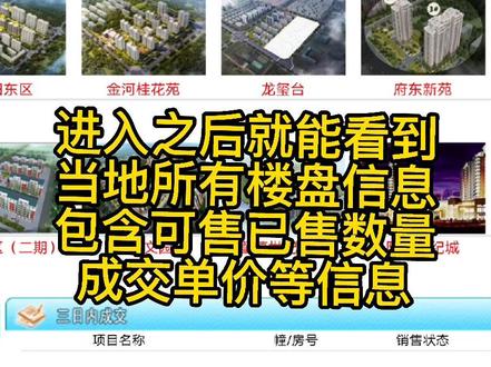 你不知道的事:如何查询当地楼盘信息,包括销售数量,可售数量,成交单价,是否备案等等…记得保存收藏#房地产