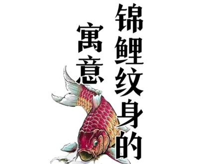 #纹身 #锦鲤 #鳌鱼 #鲤鱼 #石岛纹身
纹身科普:锦鲤纹身的寓意/鲤鱼纹身的寓意