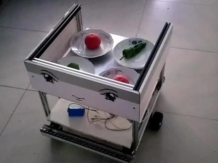 装修余料能做什么?做个送餐机器人看看