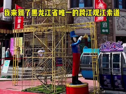 哈尔滨太阳岛观江索道也出抖音团购了,单程48,往返76,坐在索道上可以俯看整个送花江全景,真是太美了!欢迎大家前来打卡。门票链接在左下方,可以直接预定。#哈尔滨 #旅行推荐官 #索道