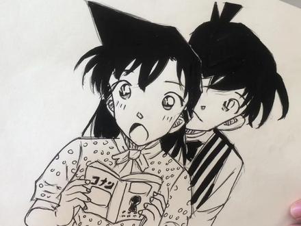 果然黑白风是永远的神#名侦探柯南 #新兰永恒 #画渣